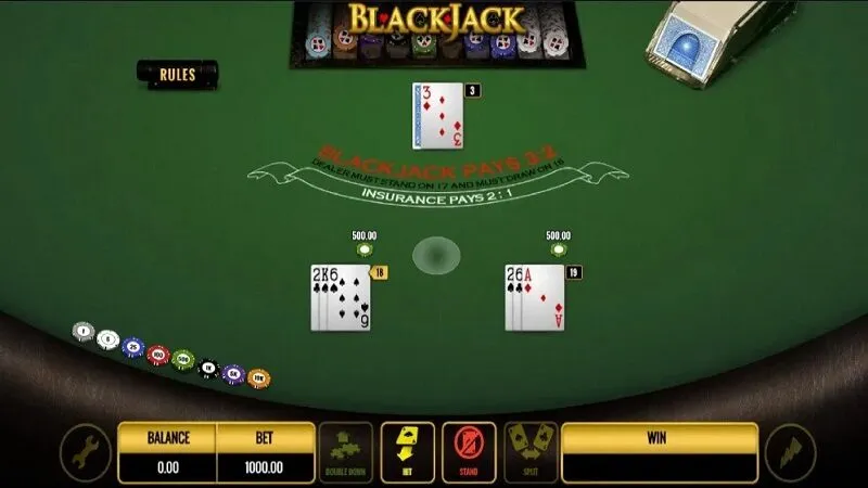 Luật chơi Blackjack Sunwin cơ bản