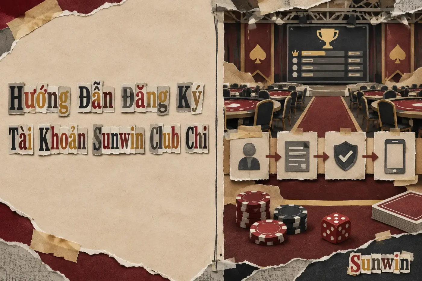 Đăng ký tài khoản Sunwin Club rất đơn giản thôi
